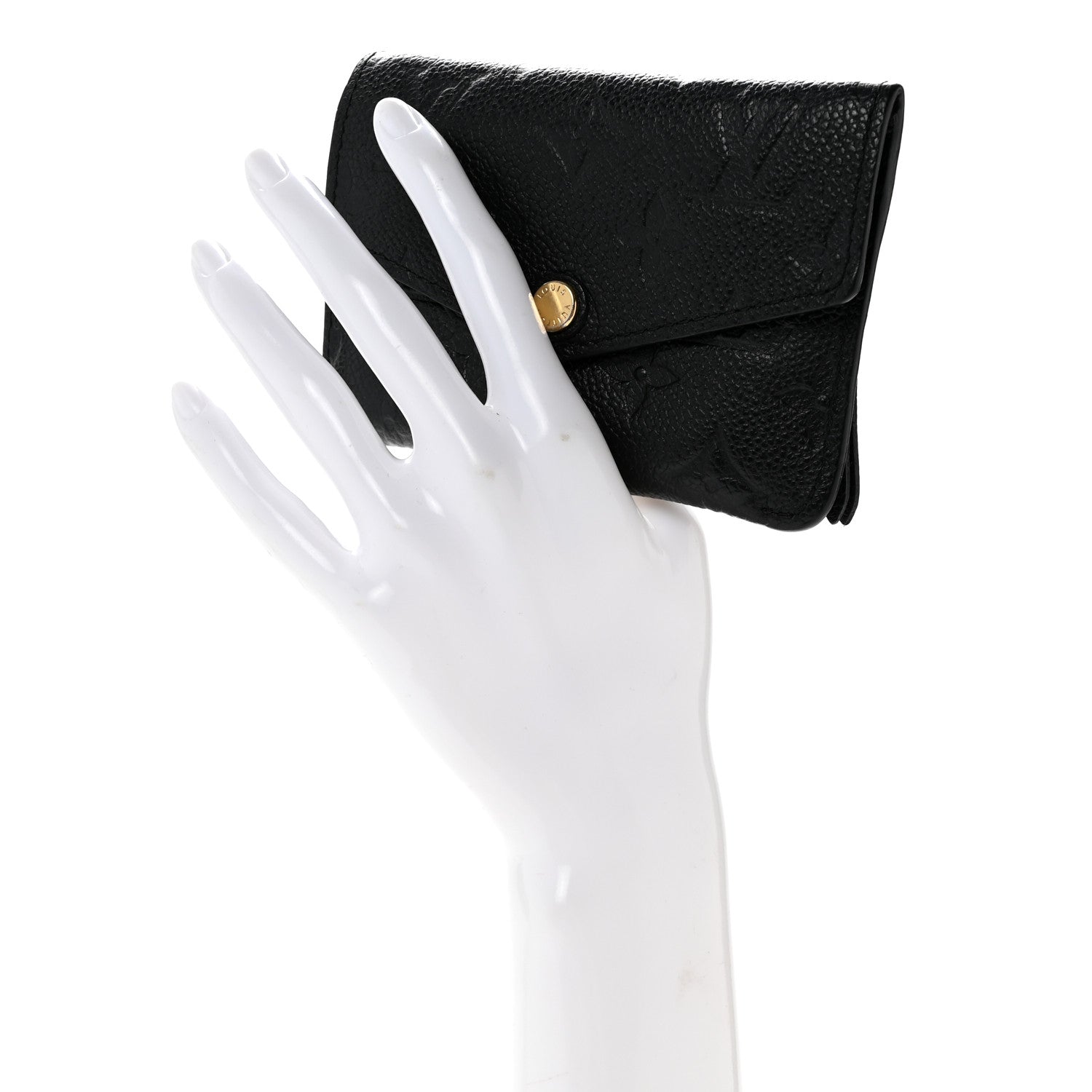 Louis Vuitton Empreinte Key Pouch Black 2 of 8