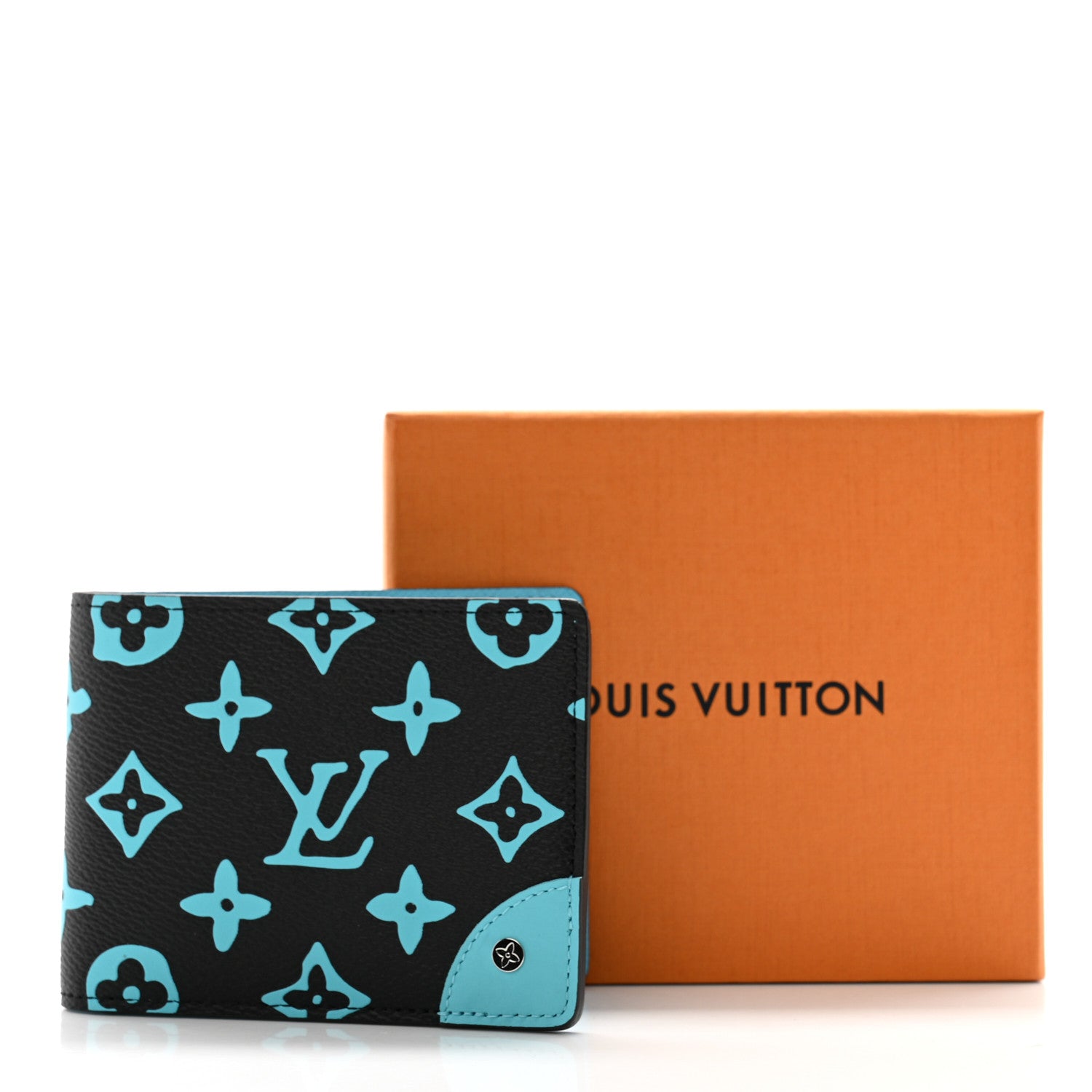 Louis Vuitton Monogram Playground Slender Wallet Black 7 of 7