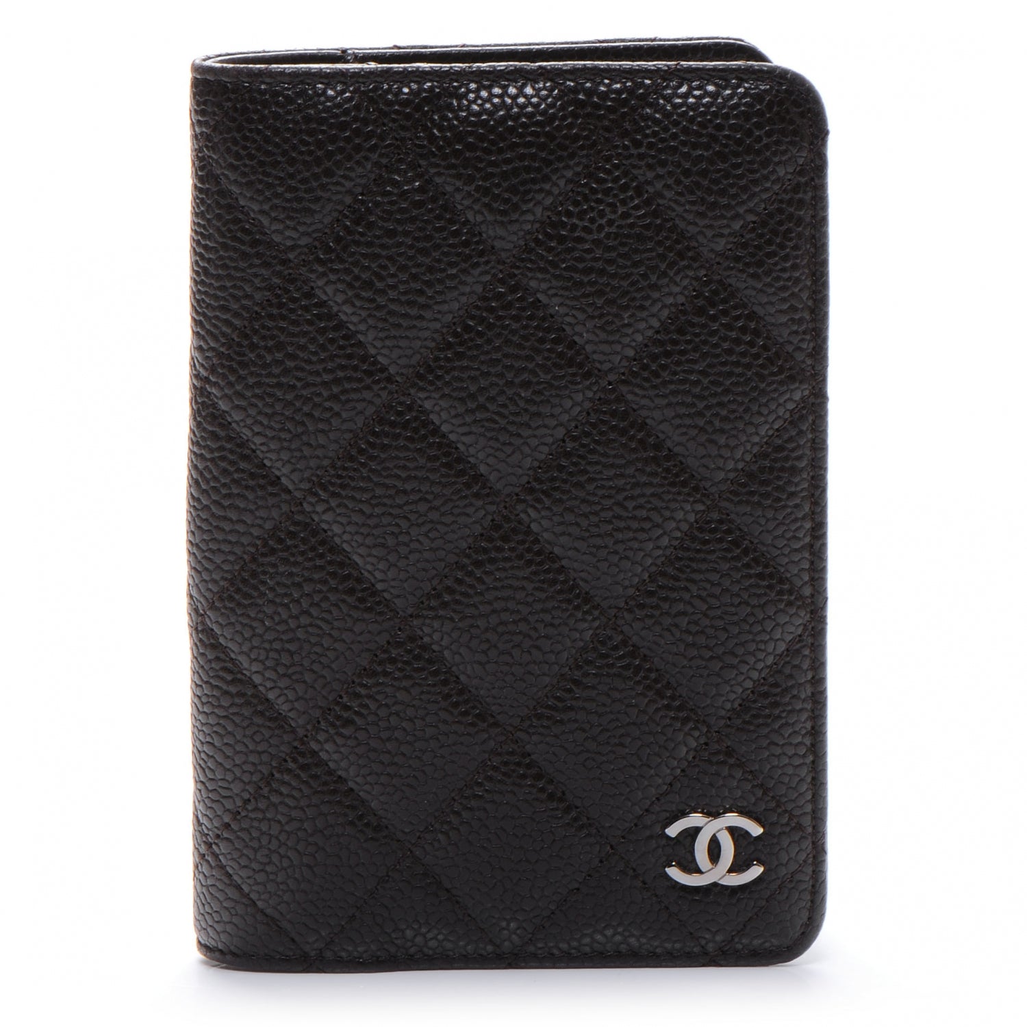 Chanel Caviar Quilted CC Agenda Cover Brown 1 of 7