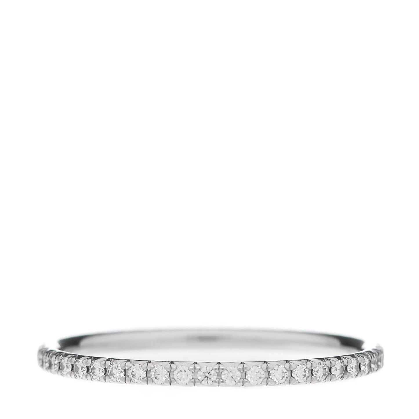 Platinum Diamond .36ctw Soleste Eternity Band Ring 56 7.5
