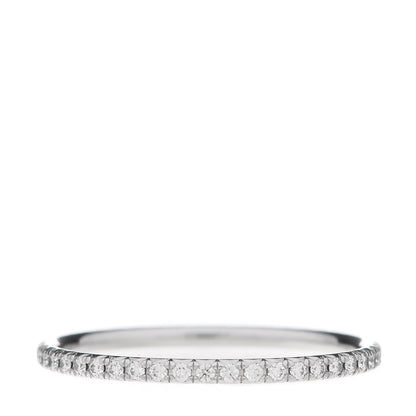 Tiffany Platinum Diamond .36ctw Soleste Eternity Band Ring 56 7.5 3 of 6