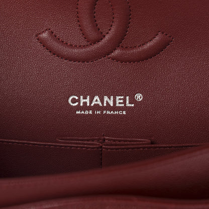 Chanel Caviar Quilted Medium Double Flap Dark Red 8 of 11
