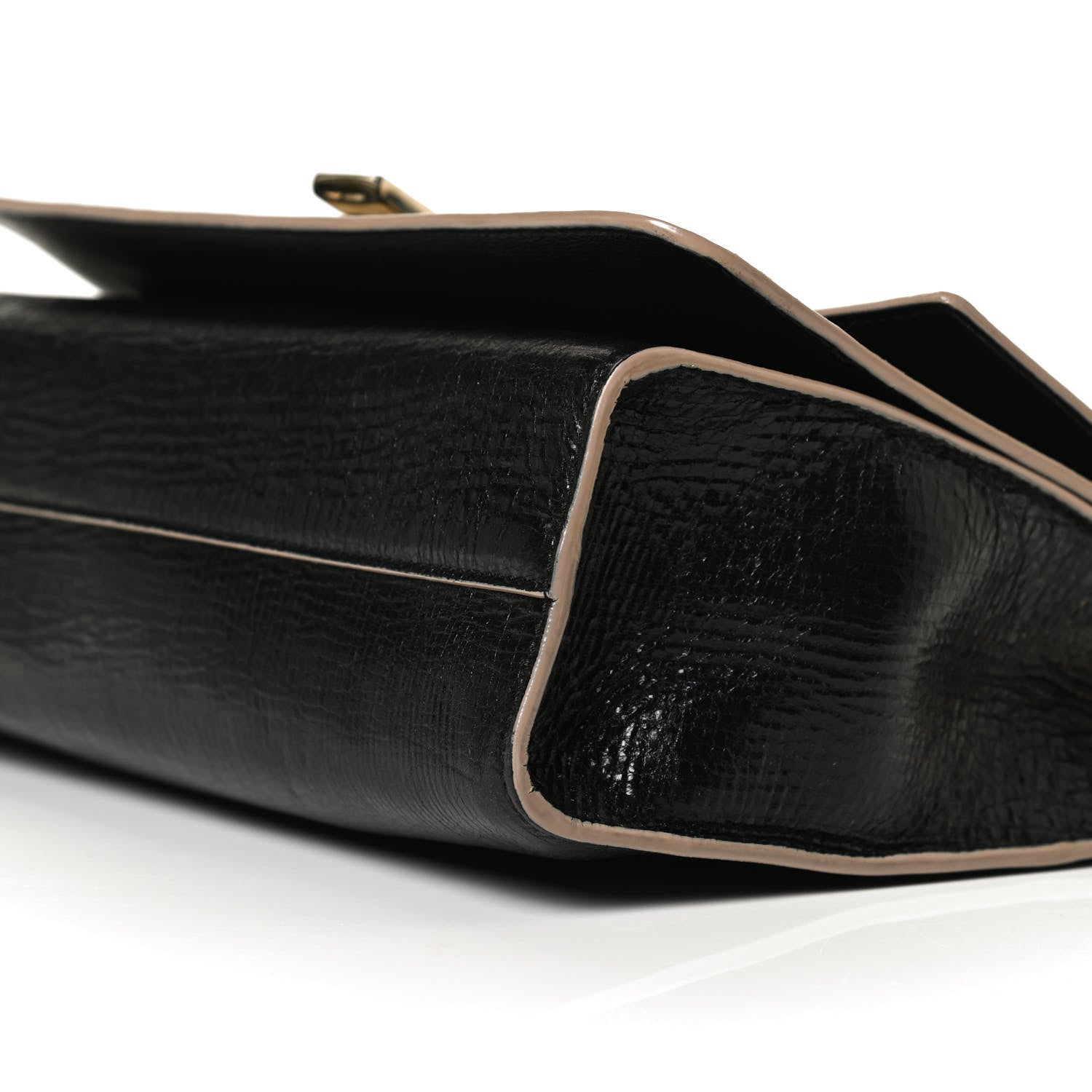 Jimmy Choo Washed Crinkled Calfskin Rebel Crossbody Bag Black 9 of 11