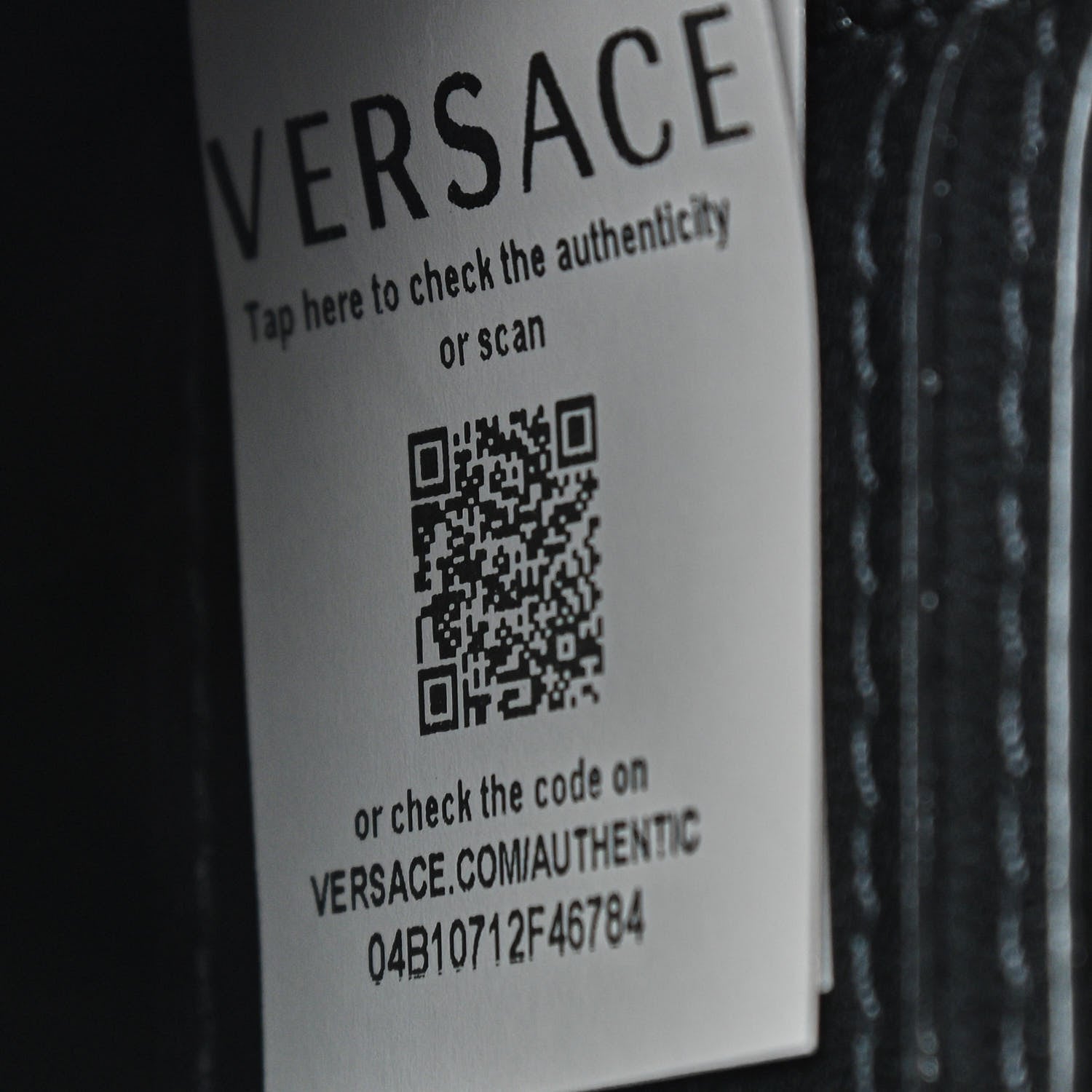 Versace Nappa Quilted Virtus Evening Bag Black 8 of 8
