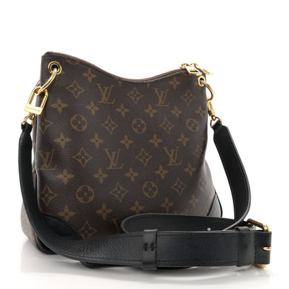 Louis Vuitton Monogram Odeon PM Black 3 of 14
