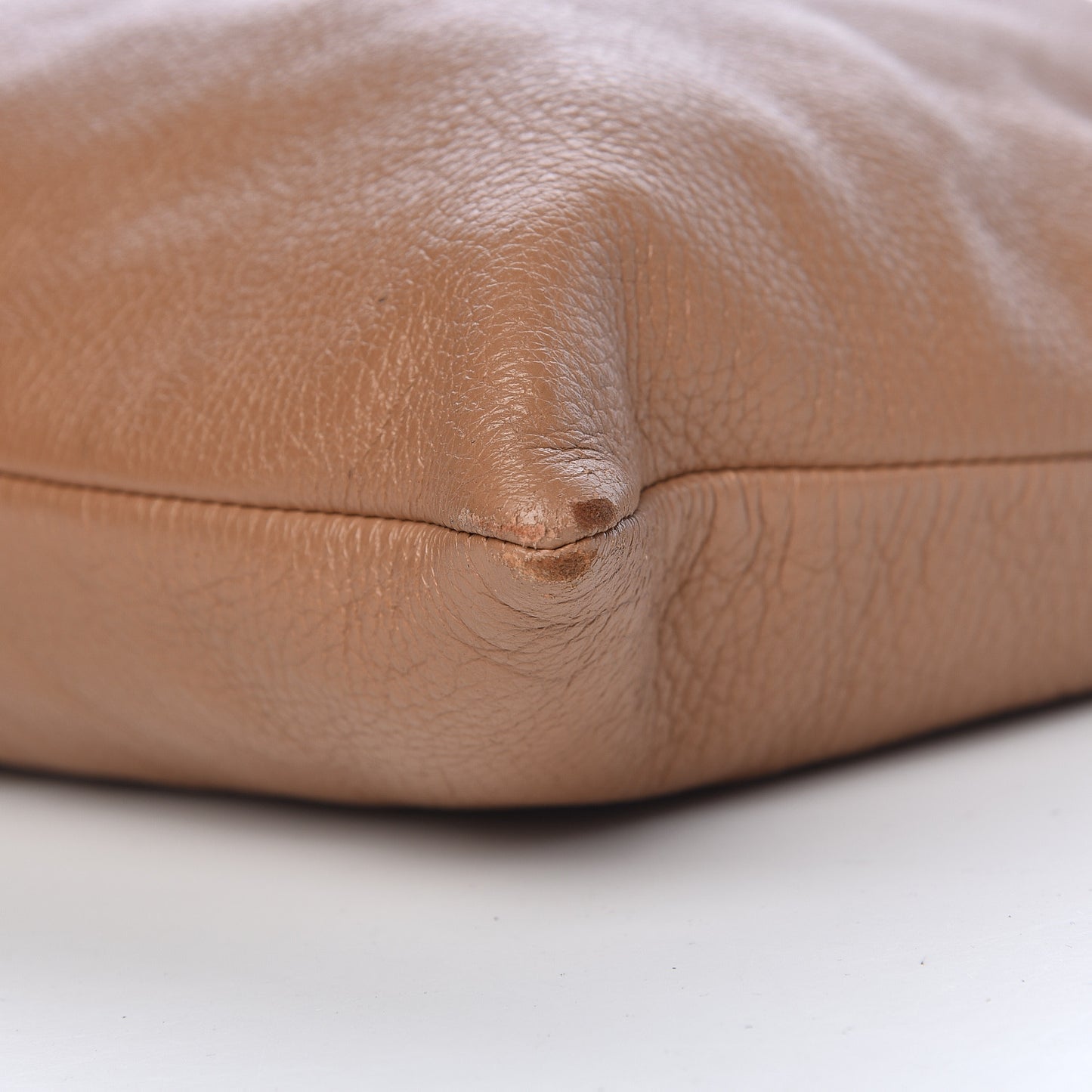 Prorsum Deerskin Big Crush Tote Fudge