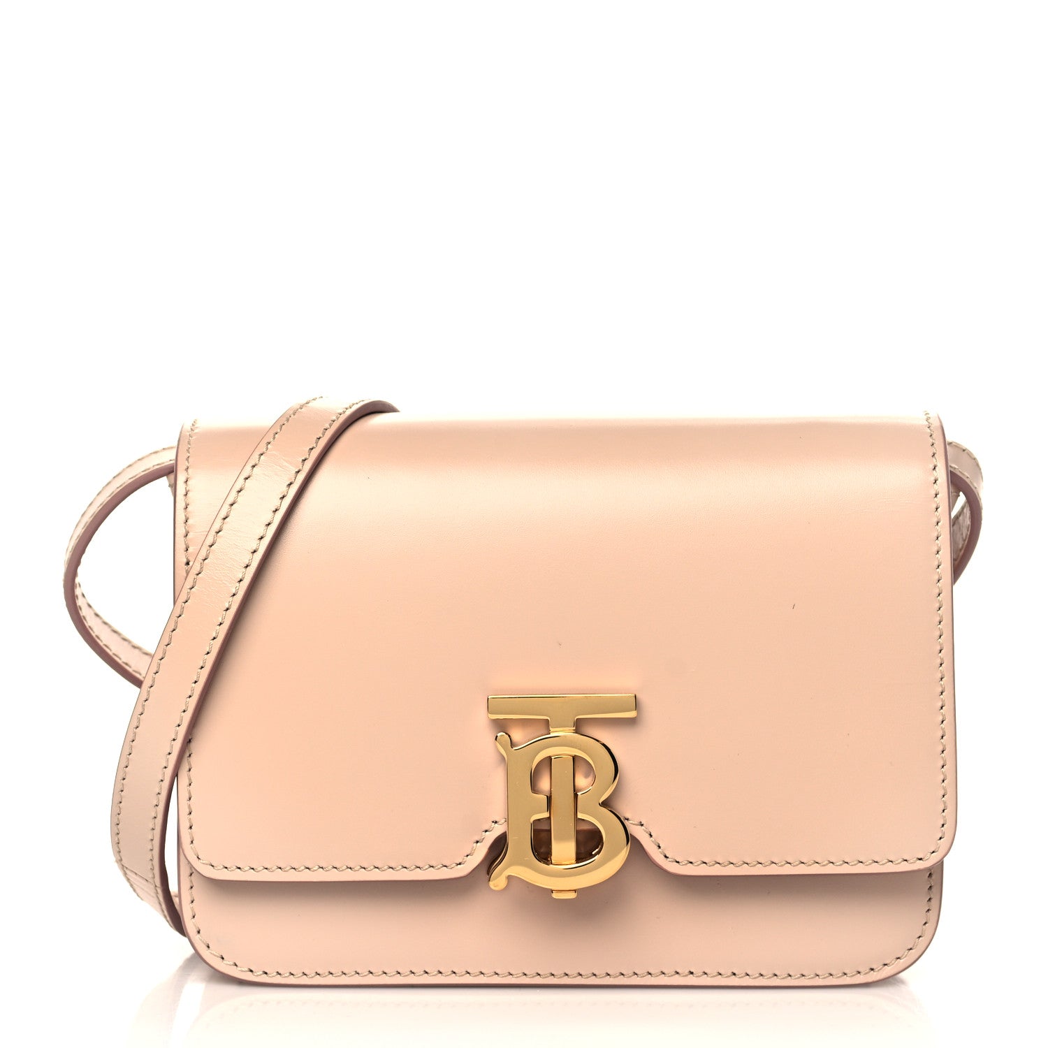 Burberry Calfskin Mini TB Bag Rose Beige 1 of 10