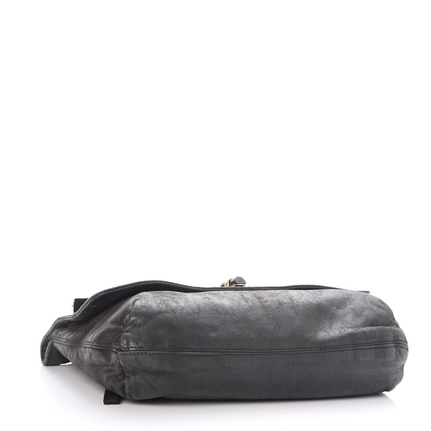 Lanvin Calfskin Quilted Large Happy Shoulder Bag Black 4 of 8