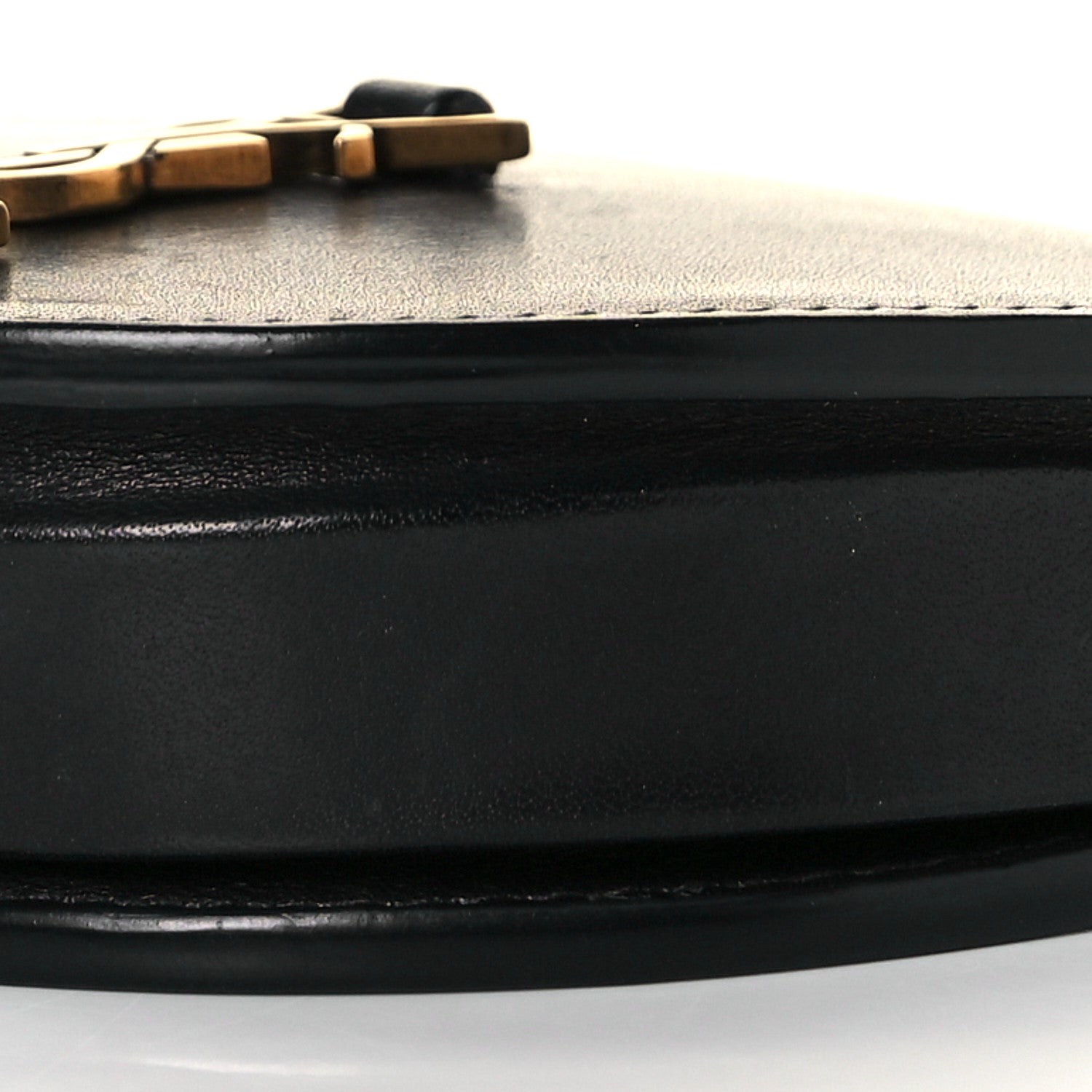 Saint Laurent Calfskin Monogram Baby Kaia Crossbody Bag Black 8 of 8