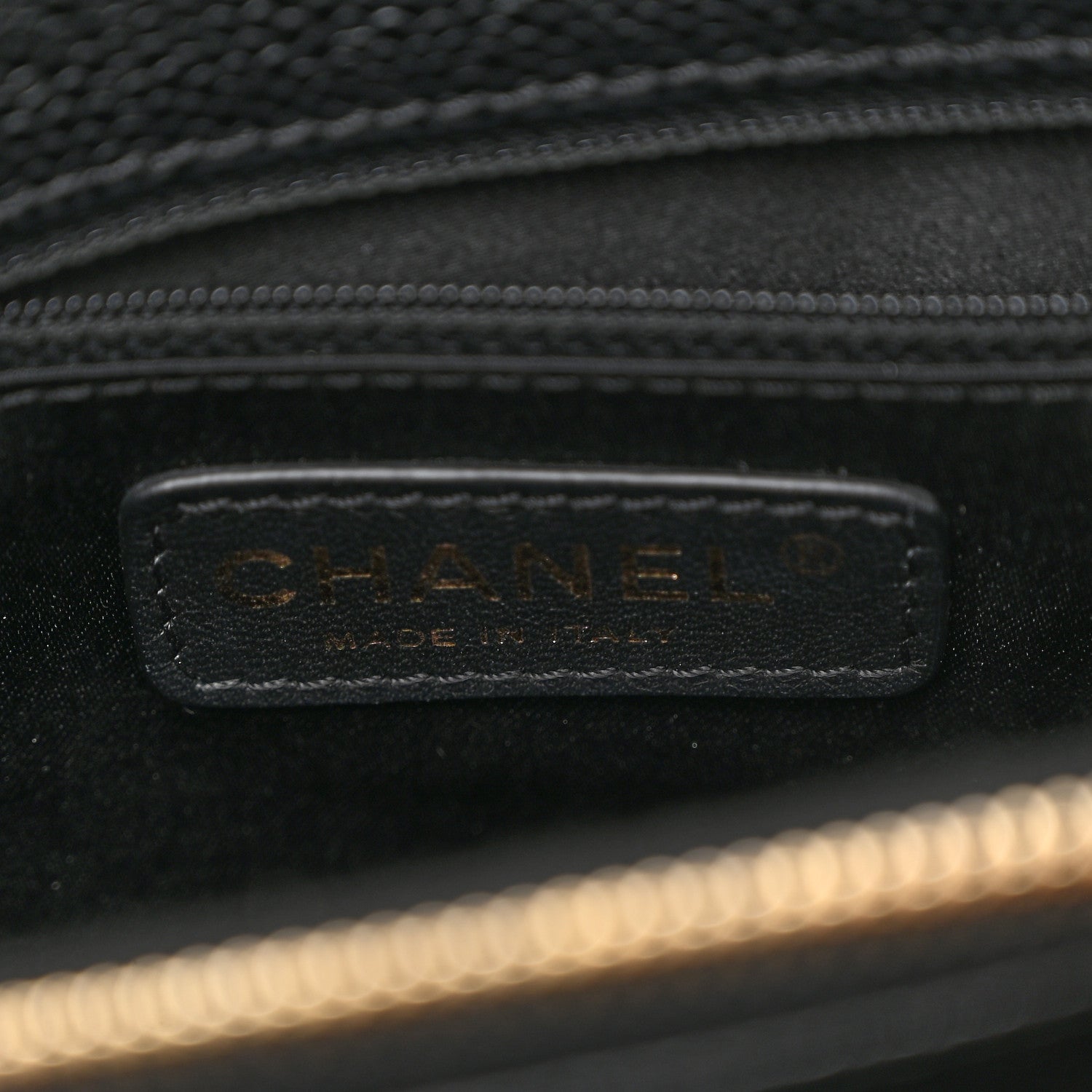 Chanel Caviar Quilted Grand Shopping Tote GST Black 6 of 11