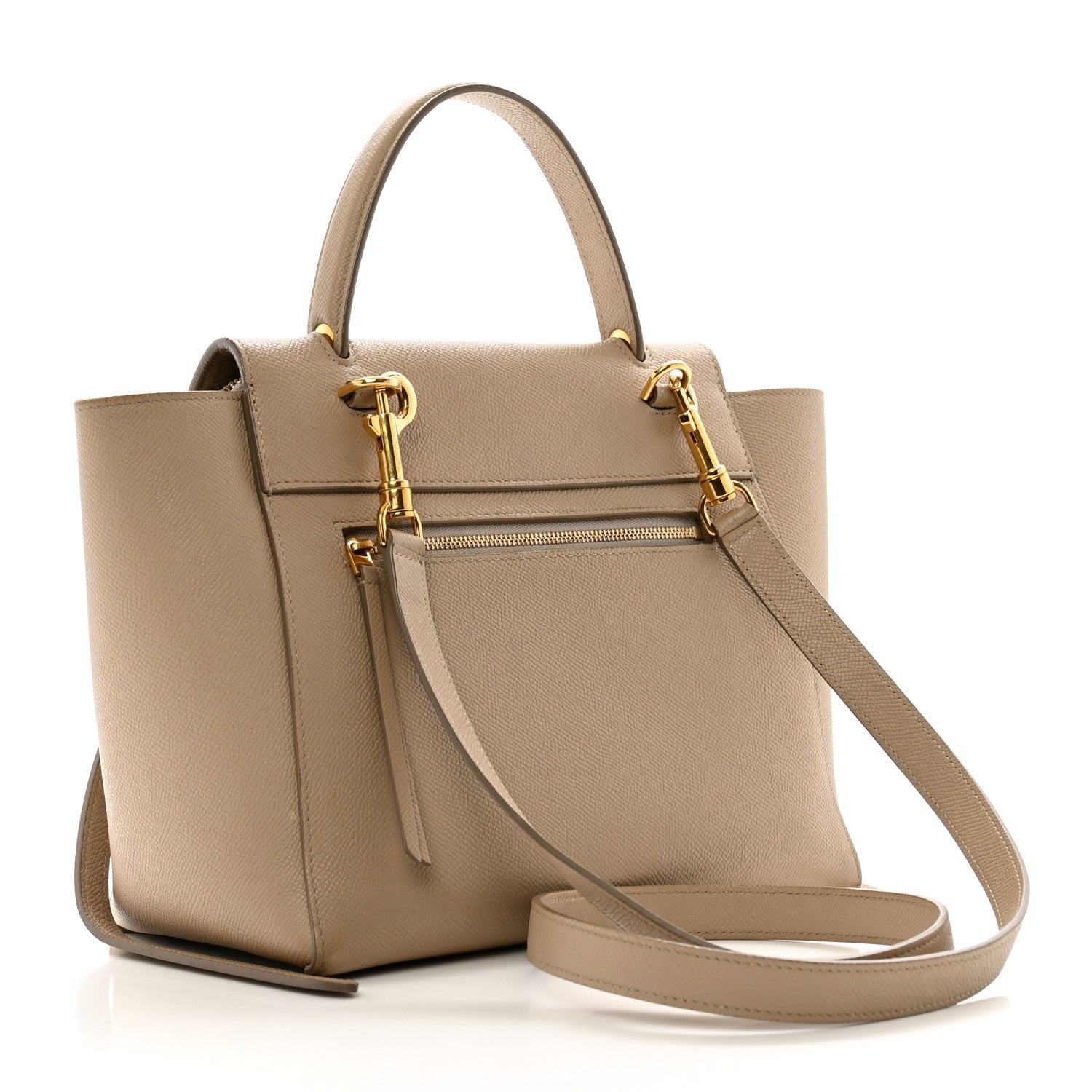 Celine Grained Calfskin Micro Belt Bag Light Taupe 2 of 11