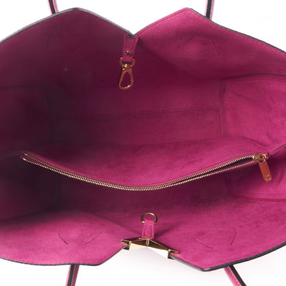 Louis Vuitton Calfskin Monogram Kimono Tote Grape 7 of 8
