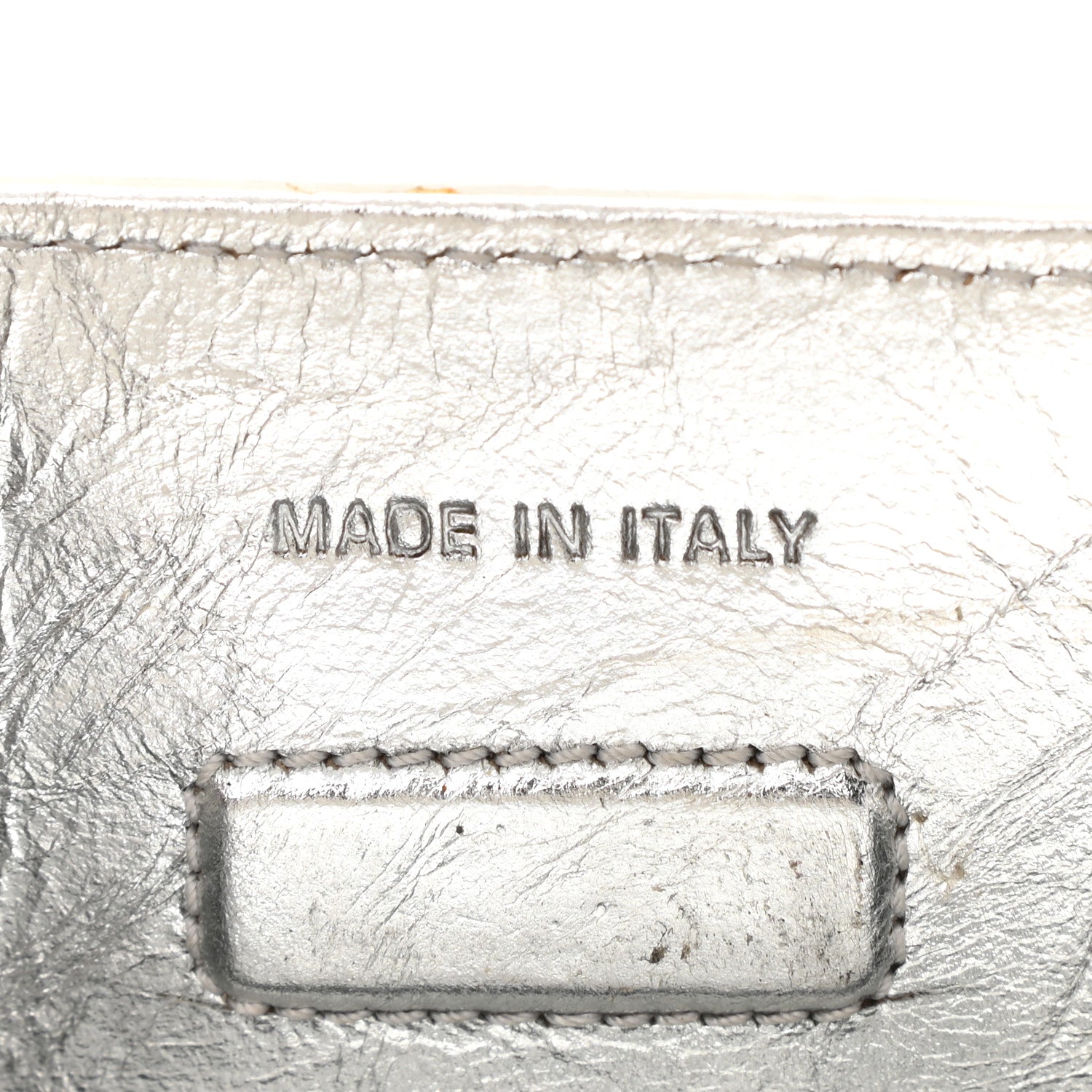 Christian Dior Metallic Calfskin Large Diorever Flap Silver 7 of 13