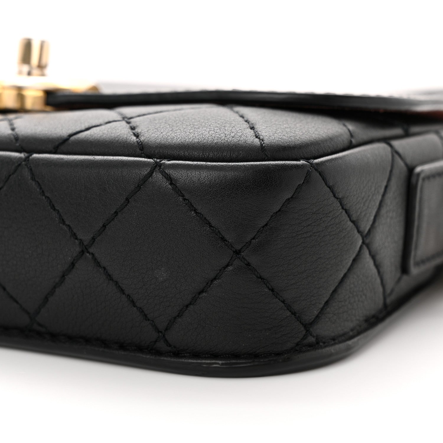 Chanel Calfskin Quilted Multi Pouching Flap And Coin Purse Black 10 of 12
