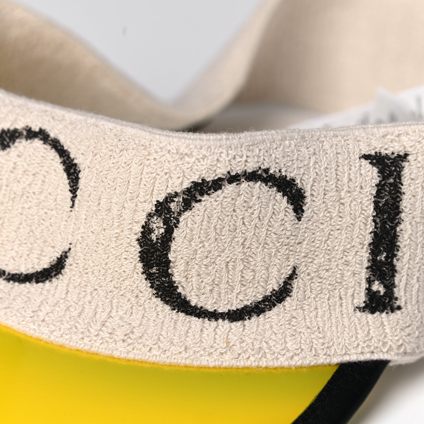 Vinyl Logo Visor S Yellow