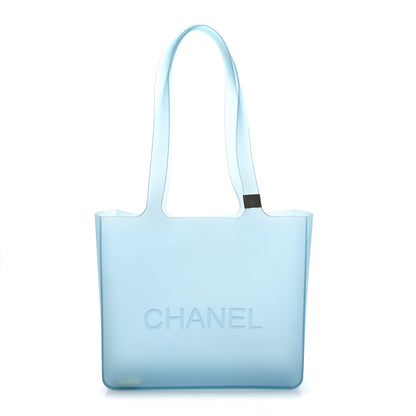 Chanel Jelly Rubber Tote Blue 1 of 10
