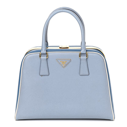 Prada Saffiano Pyramid Bag Aviazione Cobalto 1 of 9