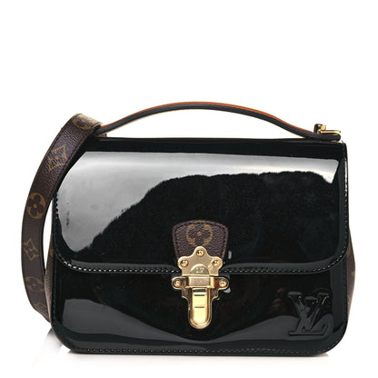 Louis Vuitton Patent Calfskin Monogram Cherrywood BB Black 1 of 13