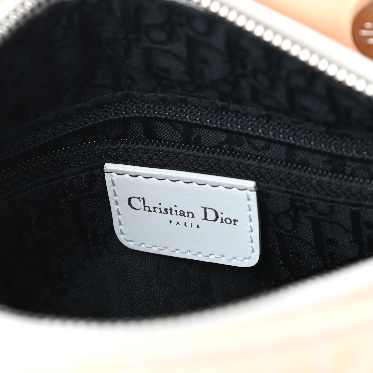 Christian Dior Patent Cannage Medium Lady Dior Beige 6 of 12