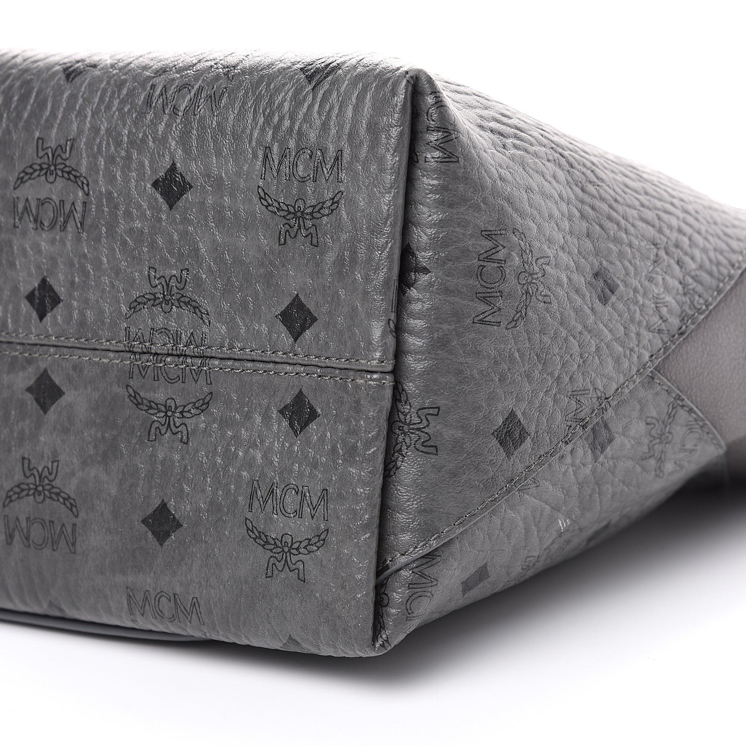 MCM Visetos Medium Klara Hobo Grey 8 of 9