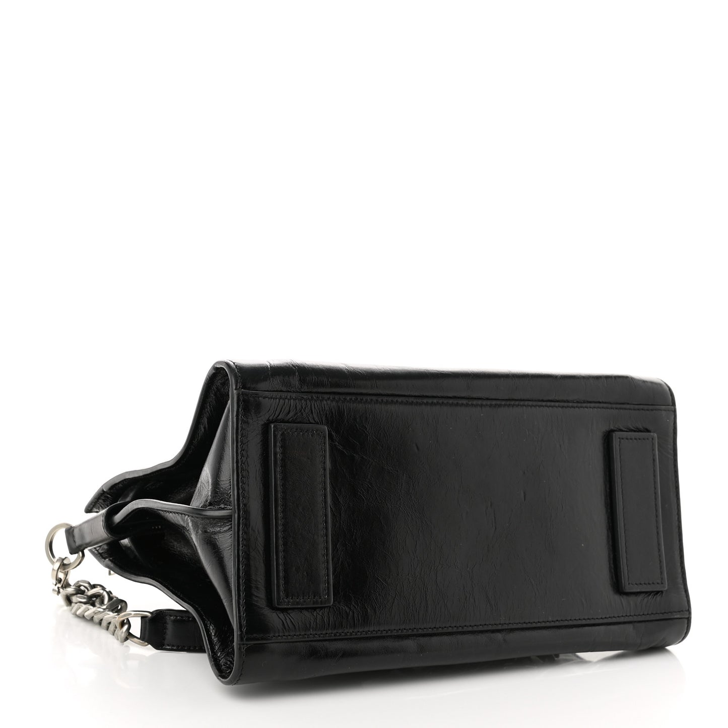 Glace Calfskin Baby Souple Sac De Jour Black