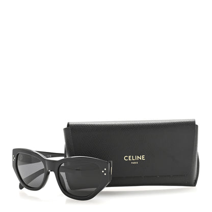 Celine Acetate Polarized Square Sunglasses CL40219I Black 8 of 8