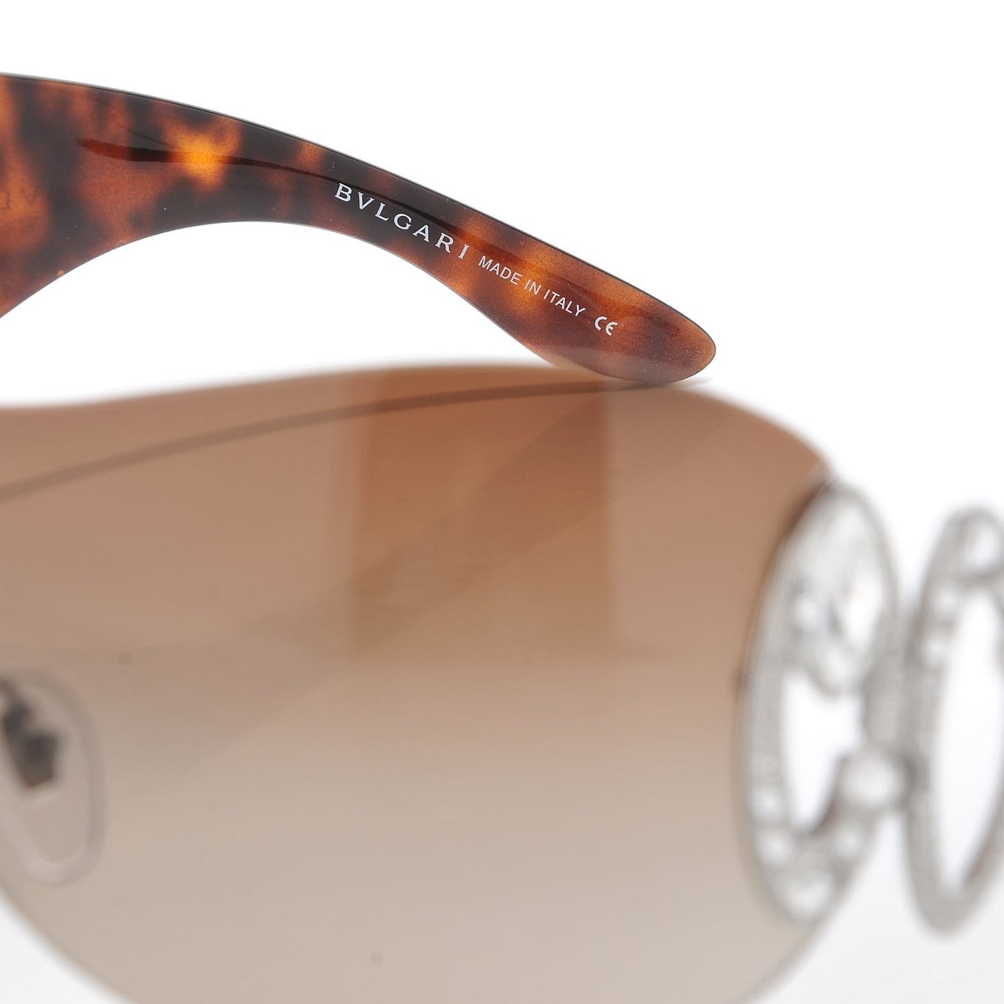 BVLGARI Crystal Sunglasses 6017-B Tortoise