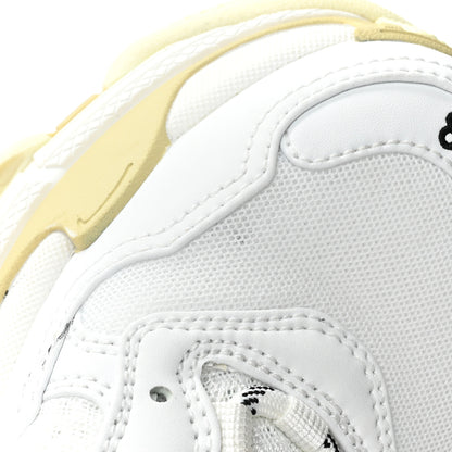 Balenciaga Fabric Mesh Clear Sole Womens Triple S Mule Sneakers 38 Beige 10 of 13