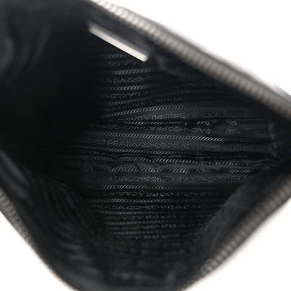Prada Re-Nylon Saffiano Pocket Zippered Shoulder Bag Black 5 of 9