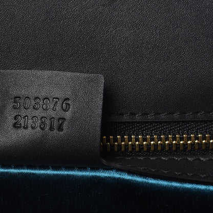 Gucci Suede Patent Web Medium Ophidia Chain Shoulder Bag New Shamarock Black 7 of 11