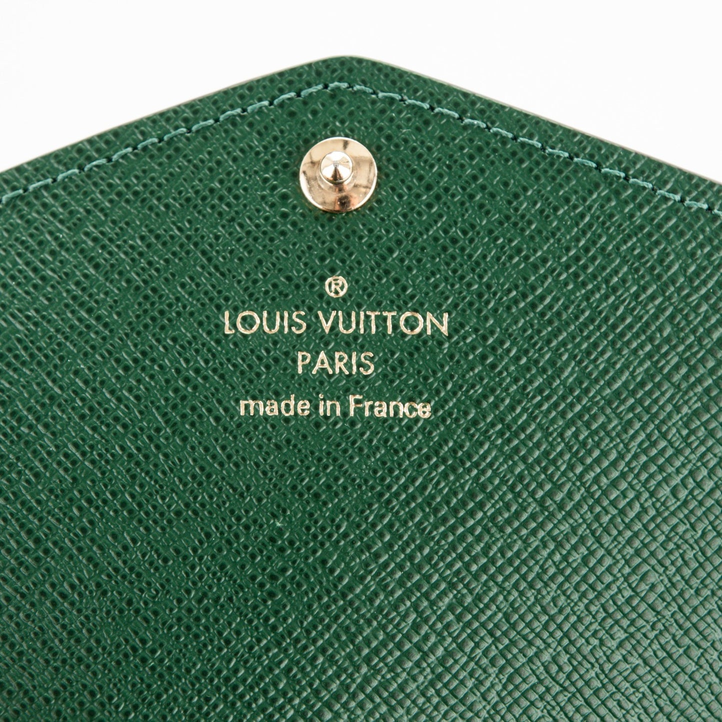 Monogram My LV Heritage Sarah Wallet NM Bordeaux Vert Anglais