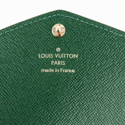 Louis Vuitton Monogram My LV Heritage Sarah Wallet NM Bordeaux Vert Anglais 6 of 6
