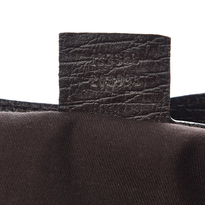 Gucci Monogram Hasler Hobo Dark Brown 7 of 11