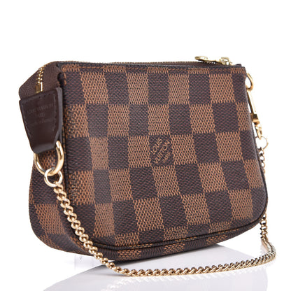 Louis Vuitton Damier Ebene Mini Pochette Accessories 3 of 9
