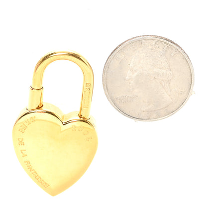 Hermes Annee De La Fantaisie Heart Cadena Lock Gold 2 of 3