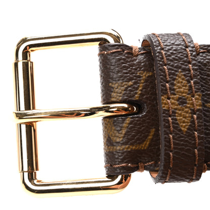 Louis Vuitton Monogram Ceinture Pochette Solo Belt 90 36 10 of 14