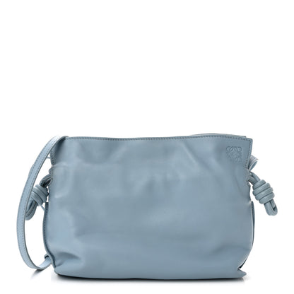 Loewe Calfskin Flamenco Mini Knot Bag Dusty Blue 1 of 14