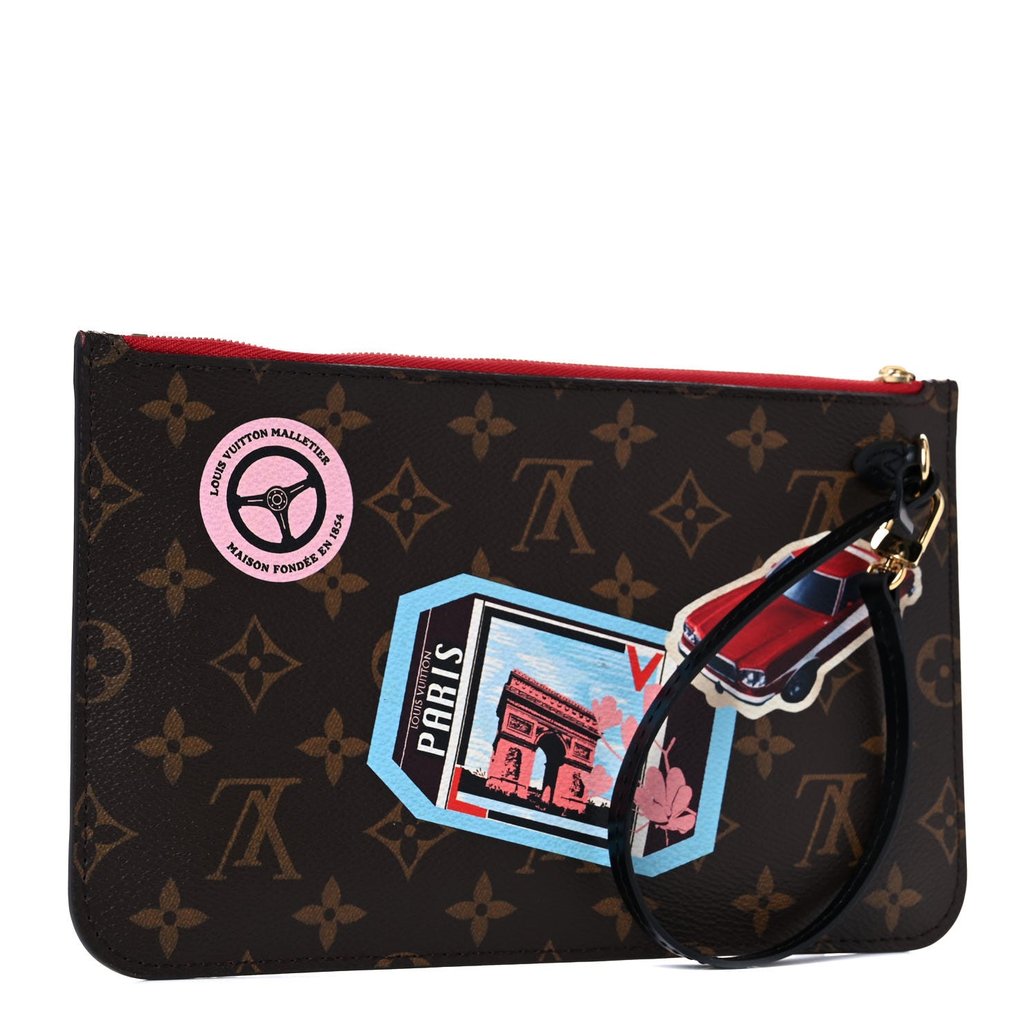 Louis Vuitton Monogram World Tour Neverfull MM GM Pochette 3 of 8