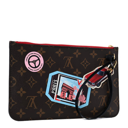 Louis Vuitton Monogram World Tour Neverfull MM GM Pochette 3 of 8
