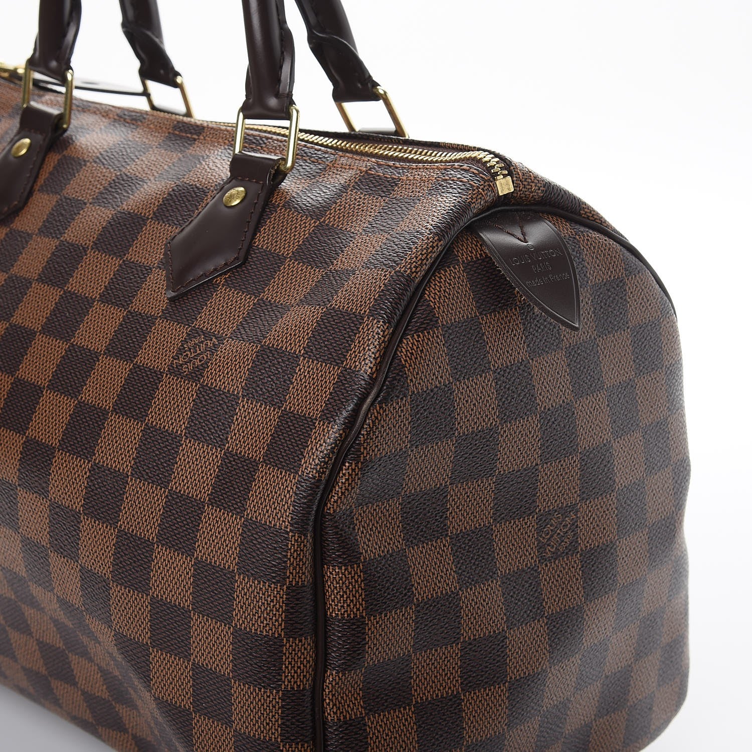 Louis Vuitton Damier Ebene Speedy 30 9 of 13