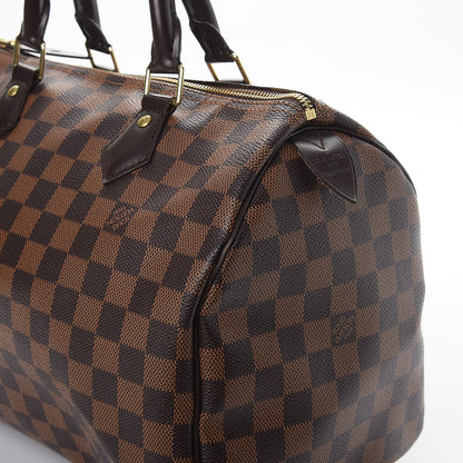 Louis Vuitton Damier Ebene Speedy 30 9 of 13