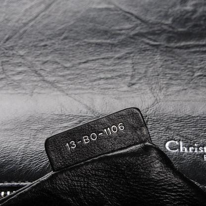 Christian Dior Crinkled Lambskin Cannage Medium Diorama Flap Bag Black 8 of 8
