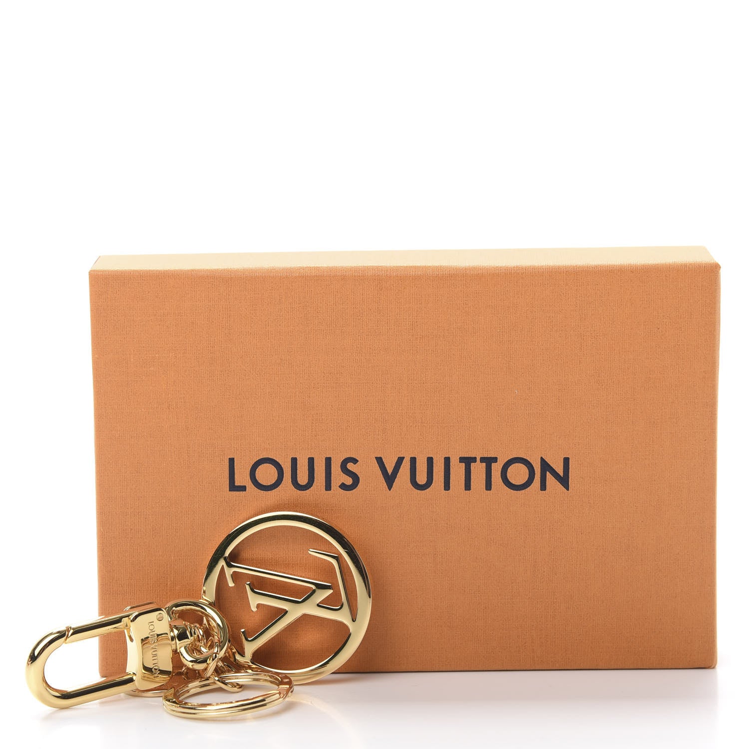 Louis Vuitton LV Circle Bag Charm Key Holder Gold 4 of 4