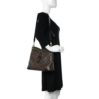 Louis Vuitton Monogram Odeon MM Black 2 of 9