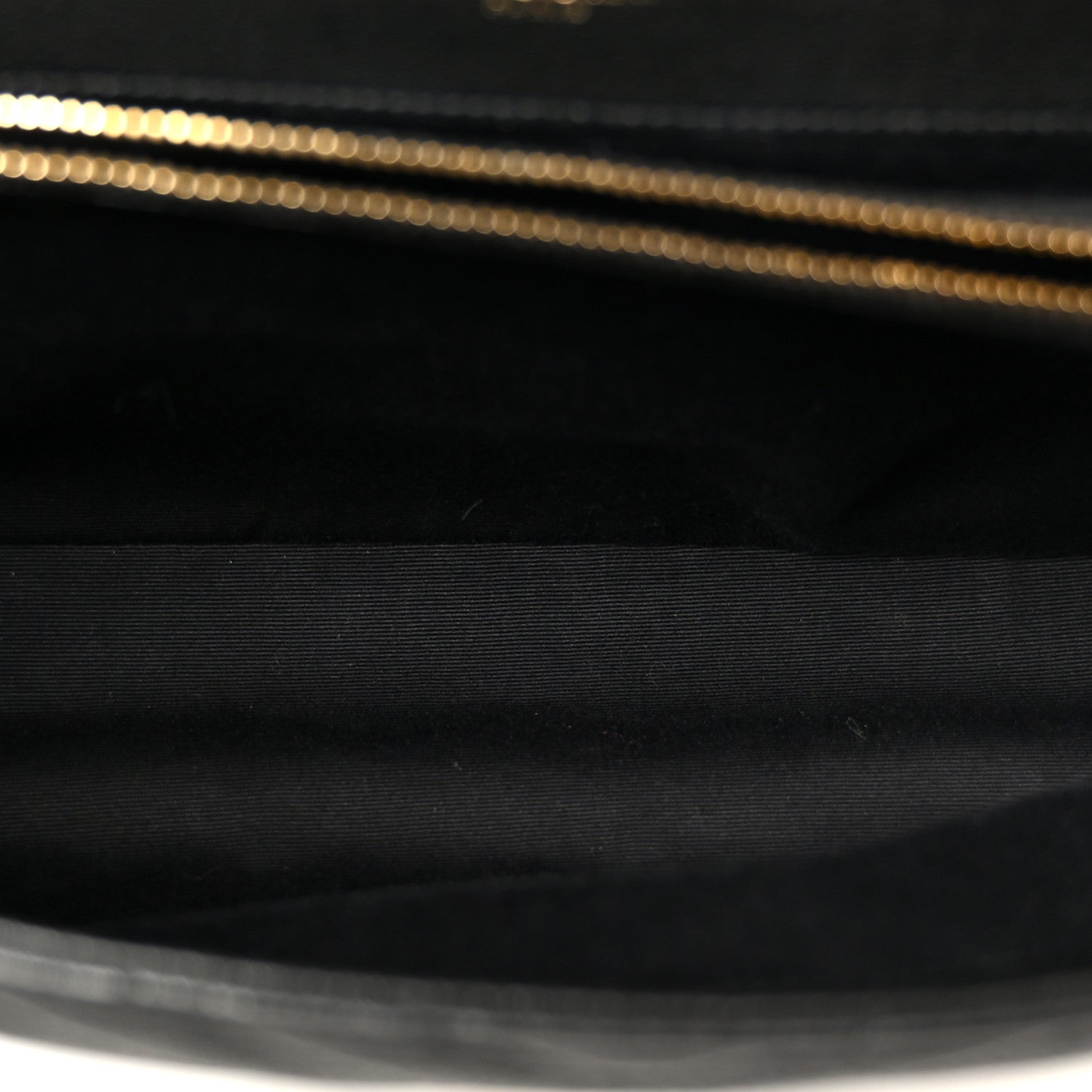 Saint Laurent Sheepskin Matelasse Chevron Monogram Large College Satchel Black 5 of 11