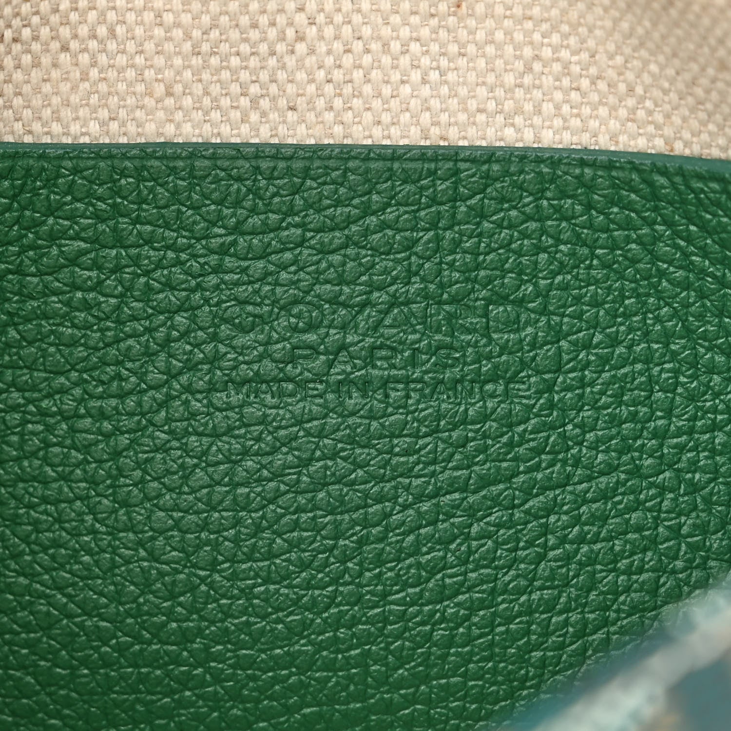Goyard Goyardine Plumet Wallet Clutch Green 8 of 12