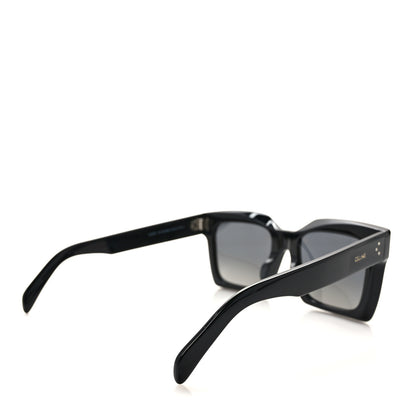 Celine Acetate Square Polarized Sunglasses CL40130F Black 4 of 6
