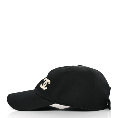 Chanel Cotton CC Cap Hat Black 3 of 7