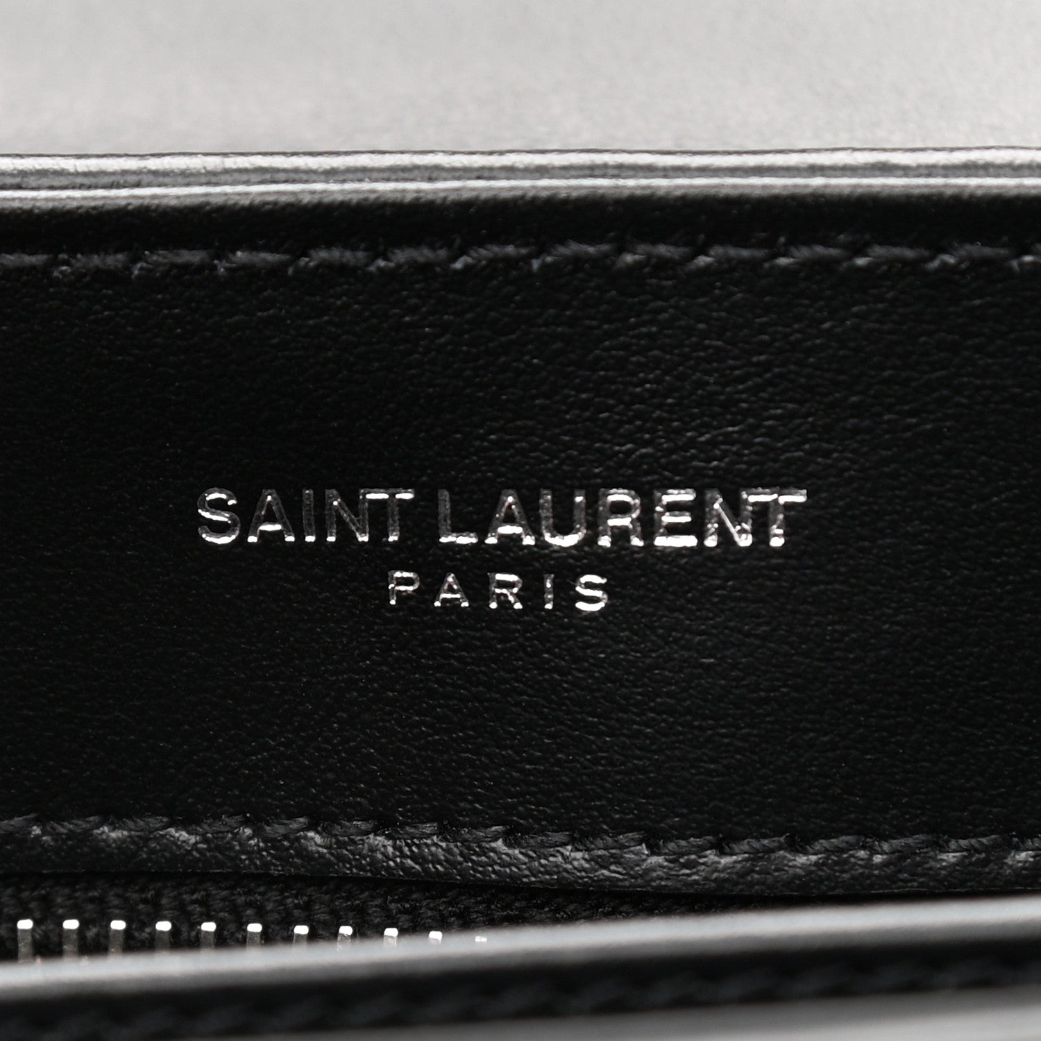 Saint Laurent Calfskin Y Quilted Monogram Toy Loulou Crossbody Bag Black 6 of 12