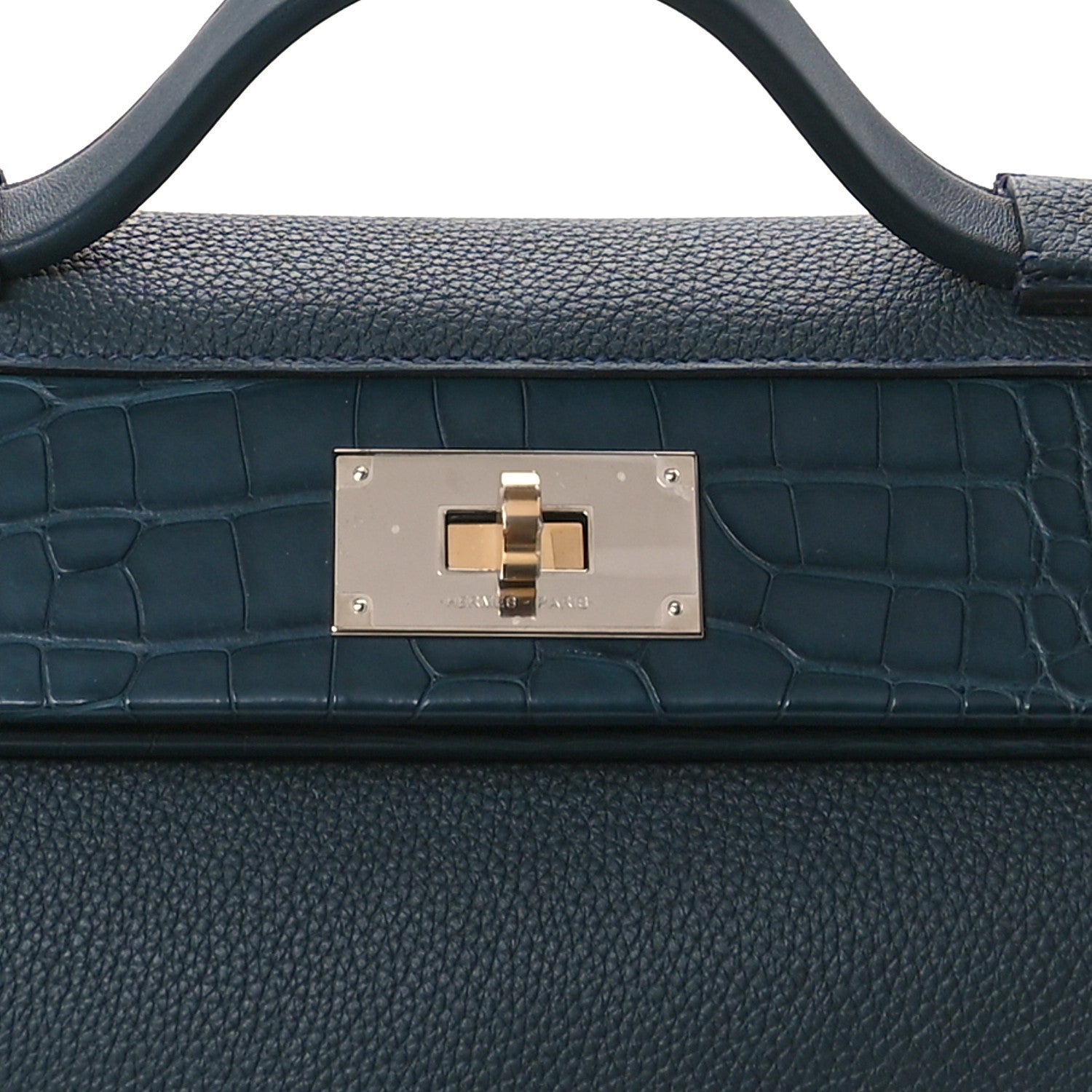 Hermes Togo Matte Alligator Swift Touch 24/24 29 Vert Rousseau 8 of 10